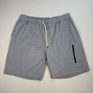 Vuori Sunday Performance 7" Shorts Men's XL Gray Stretch Drawstring Pockets V381